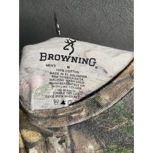 Browning Wasatch Long Sleeve Camouflage Pink Buckmark Mens Medium Camo Core - Picture 3 of 16